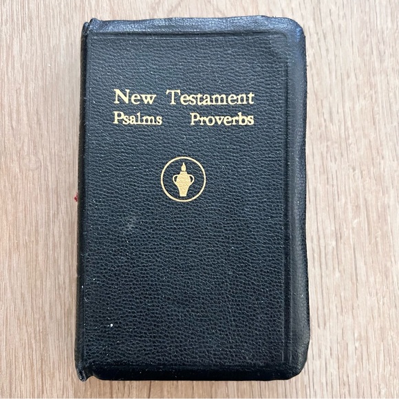 unbranded Other - 1957 NEW TESTAMENT & PSALMS PROVERBS‎ Pocket Bible by National Gideon's KJV